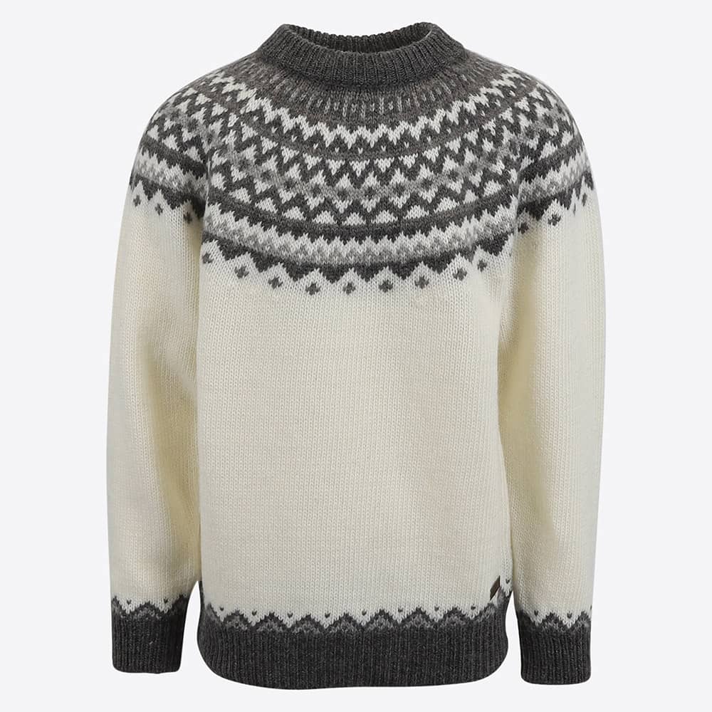 Skjaldbreiður Icelandic pattern wool sweater
